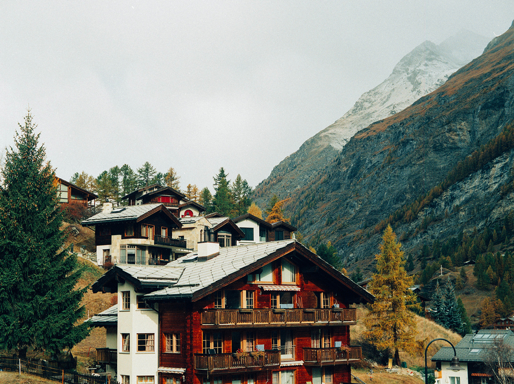 The typical architecture of Zermatt.