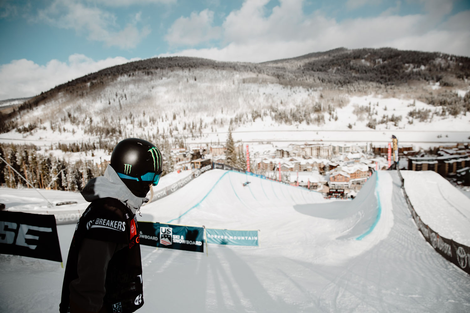 Brita Sigourney watching practice.