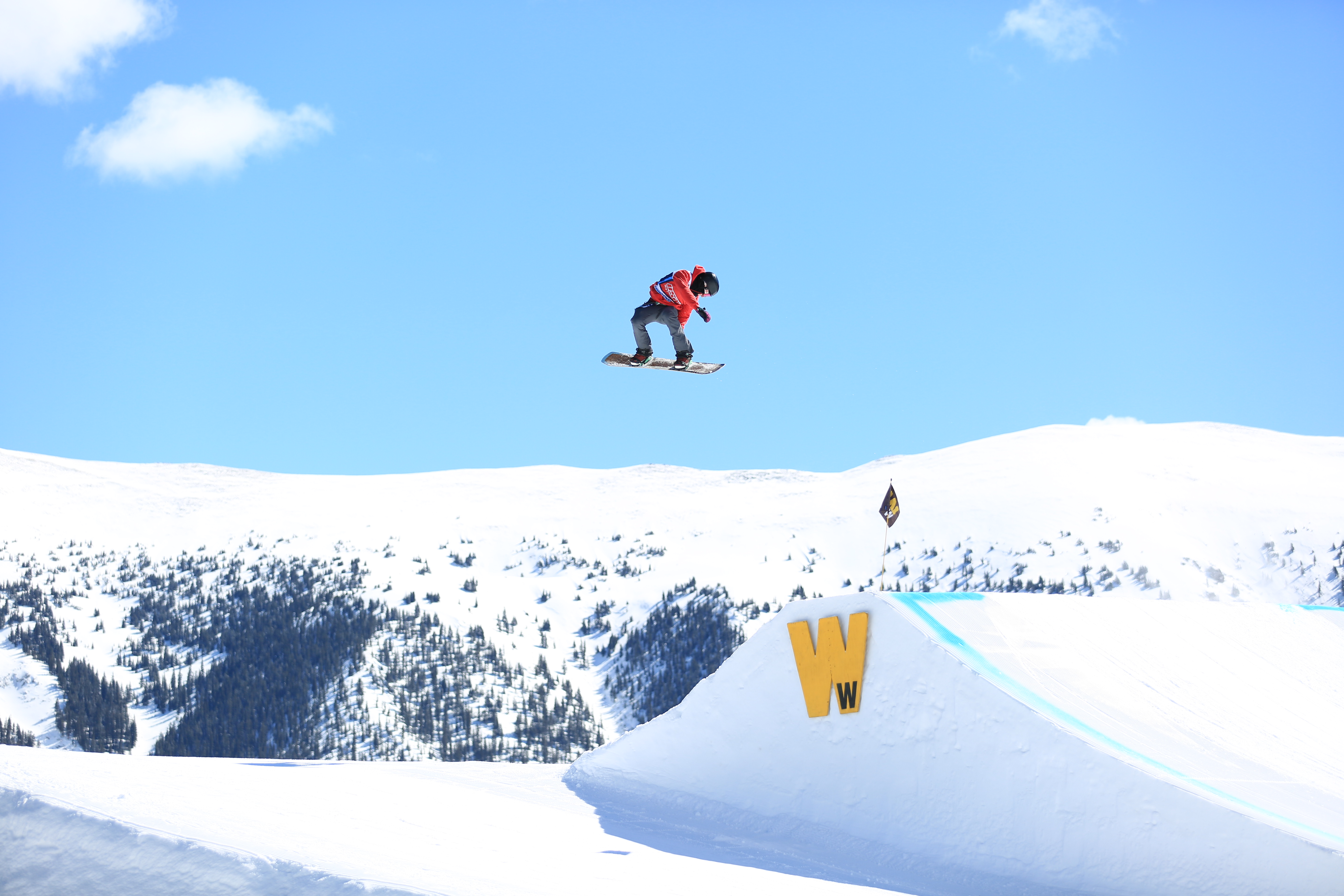 Snowboard athlete at Copper
