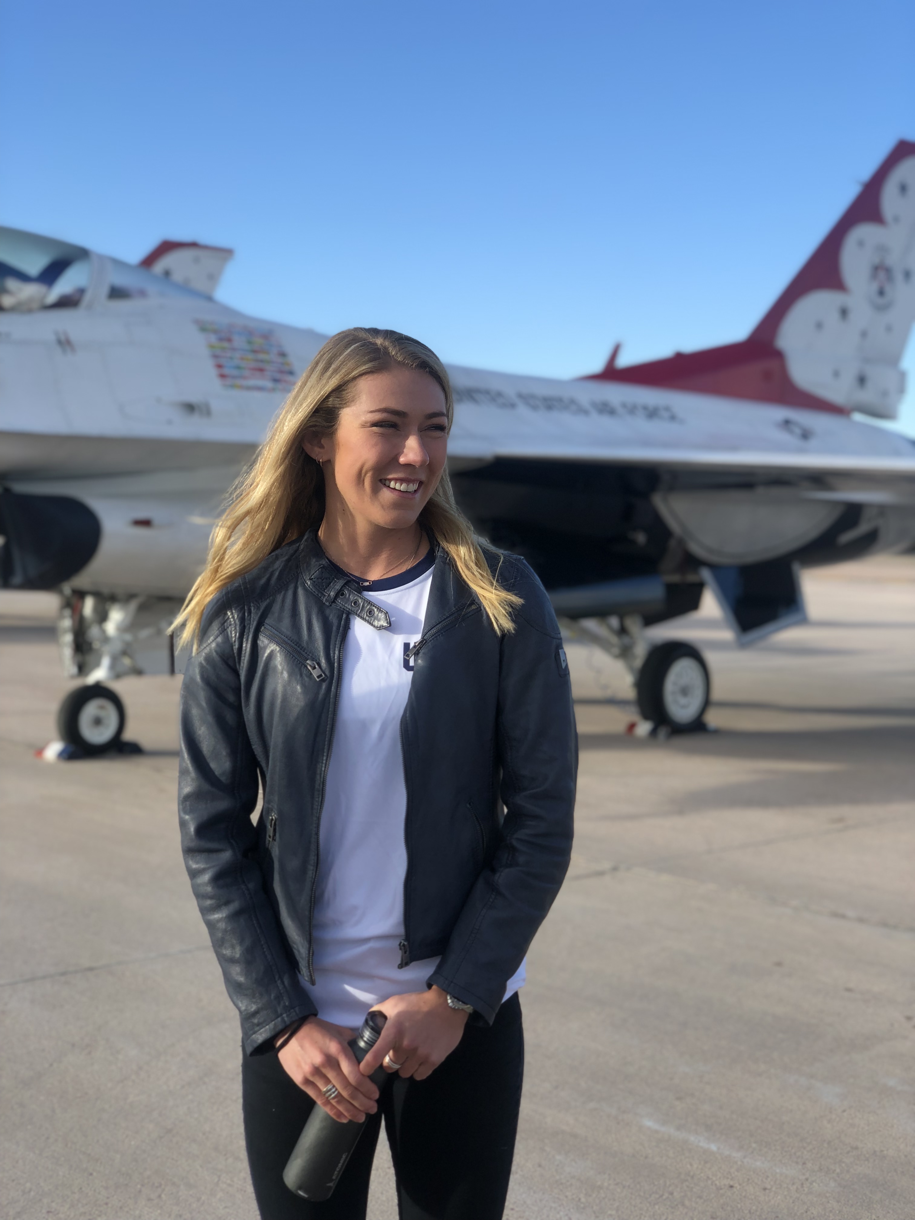 Mikaela Laughs with Excitement