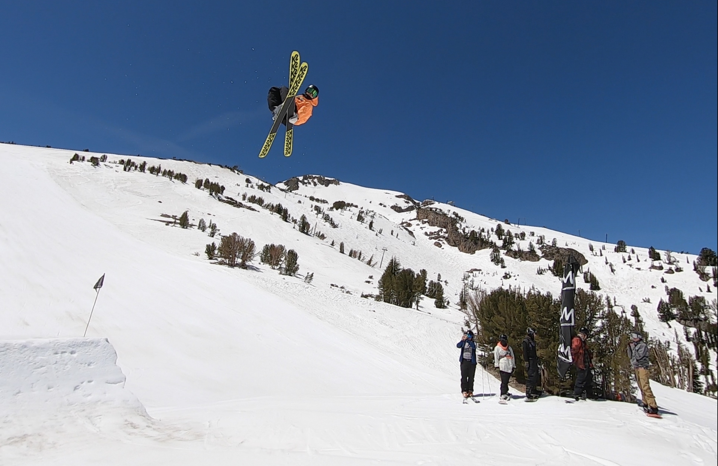 Freeski athletes at Mammoth