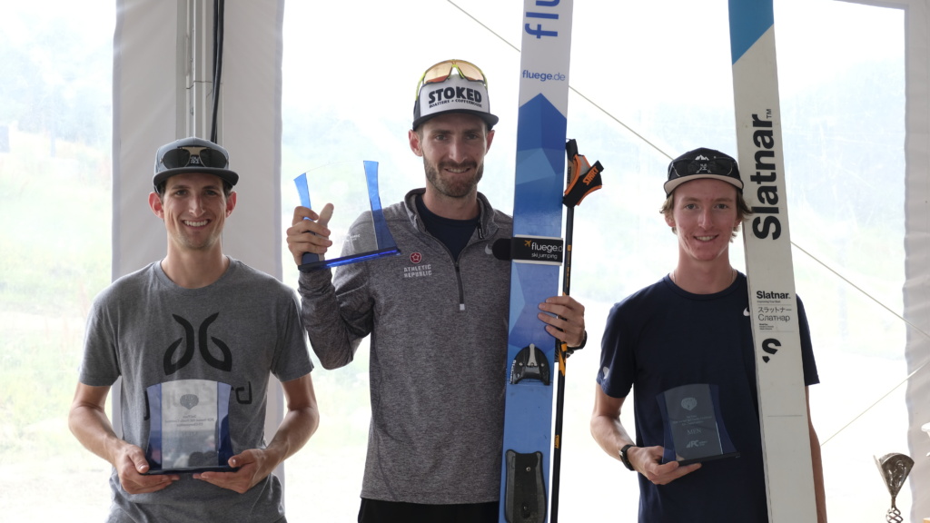 Men's Nordic Combined podium