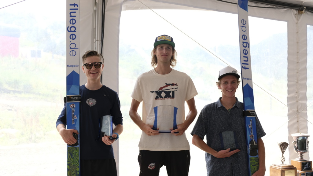 Men's Ski Jumping podium