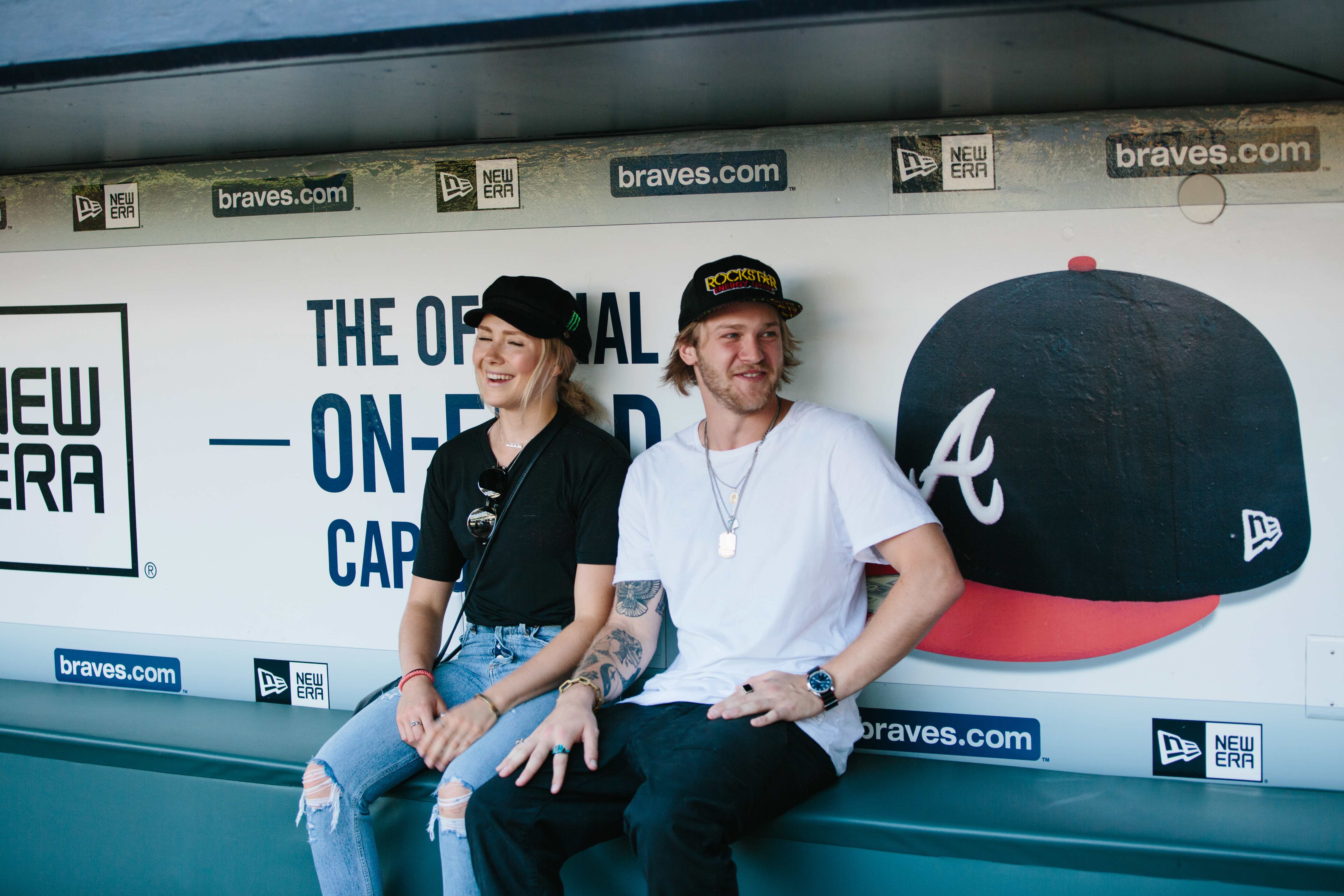 Maggie and Kyle Dugout