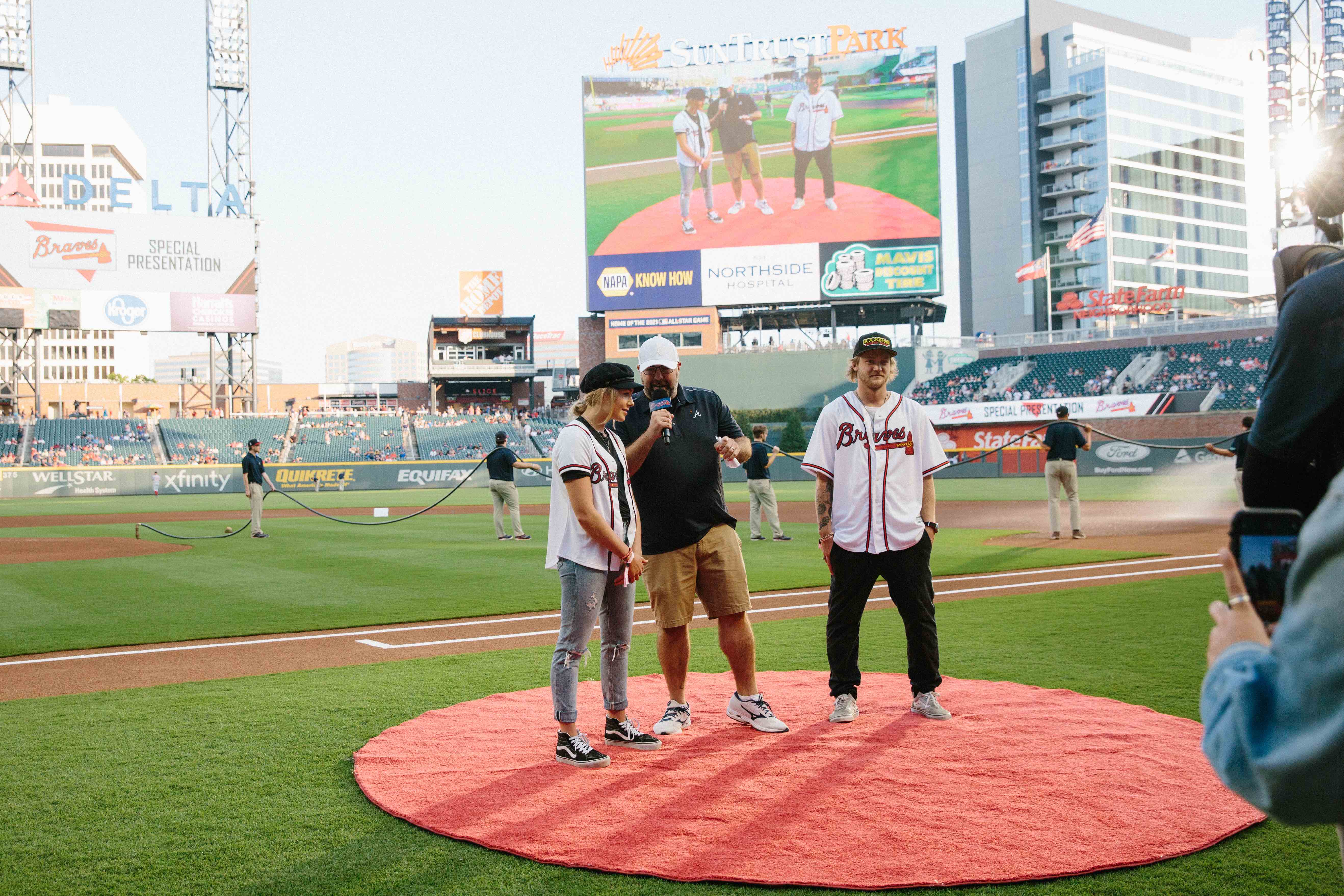 Maggie and Kyle at SunTrust Park