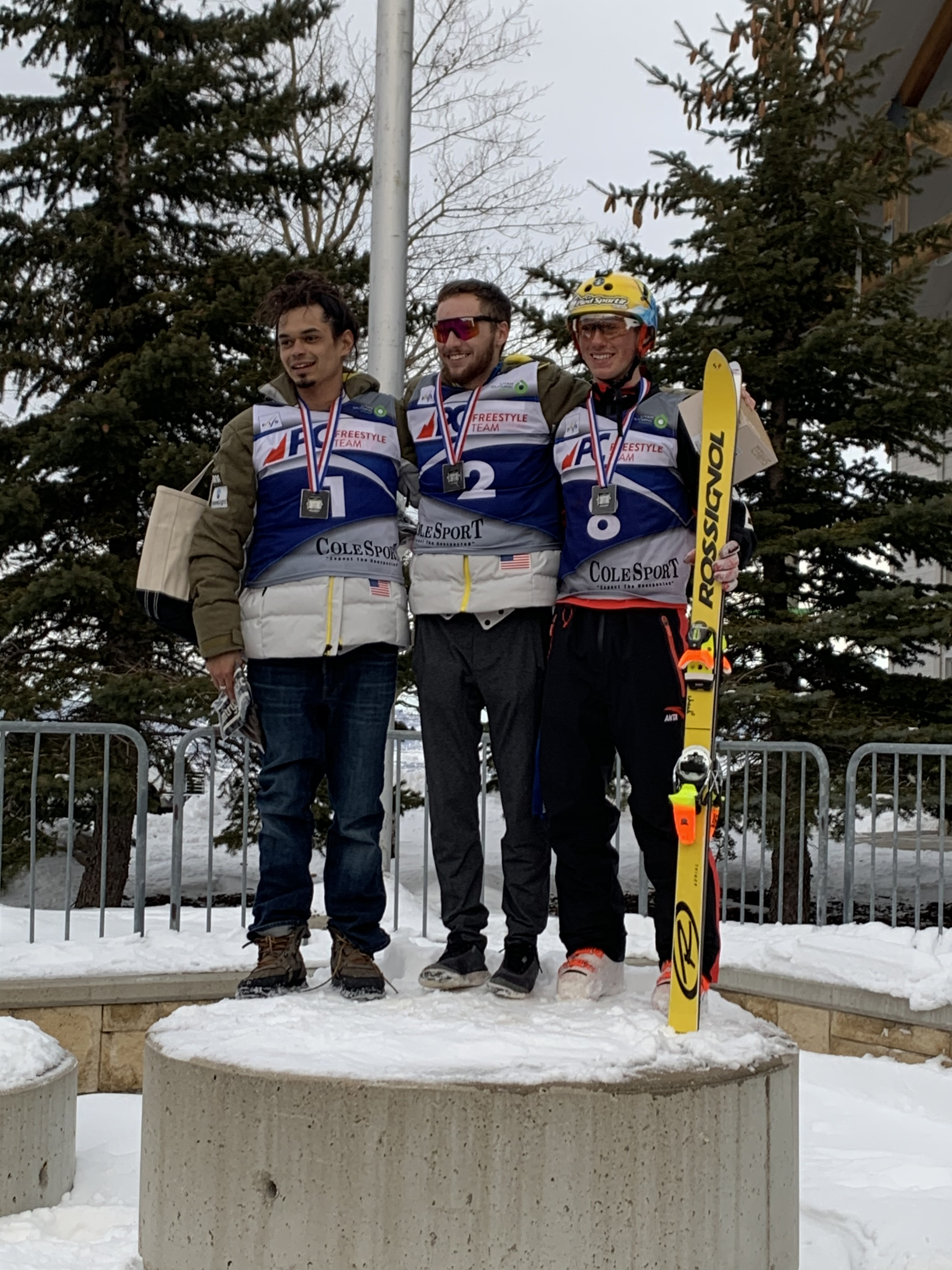 Dec. 20 men's podium