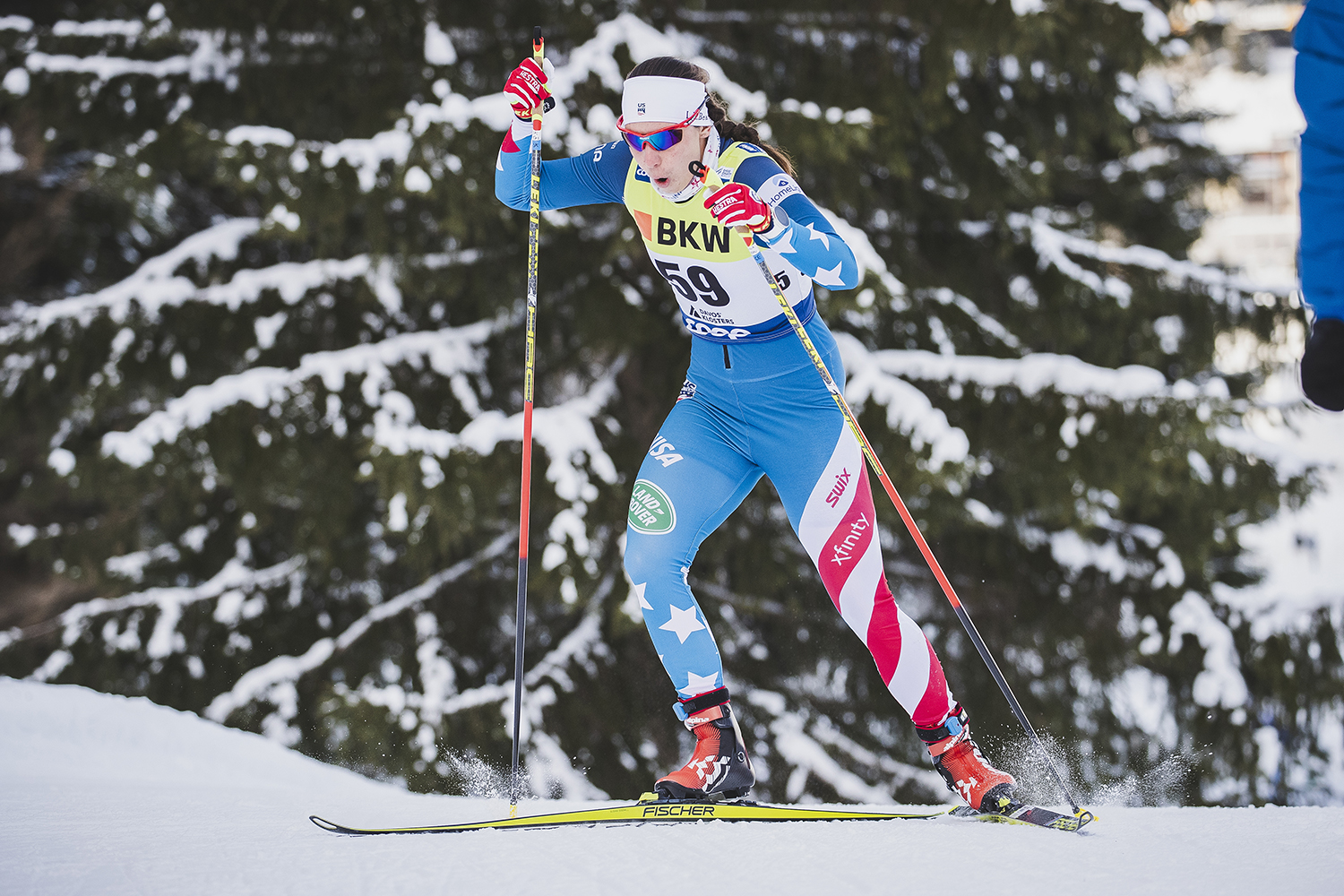 Julia Kern posted a career-best World Cup distance result in 19th in Davos.