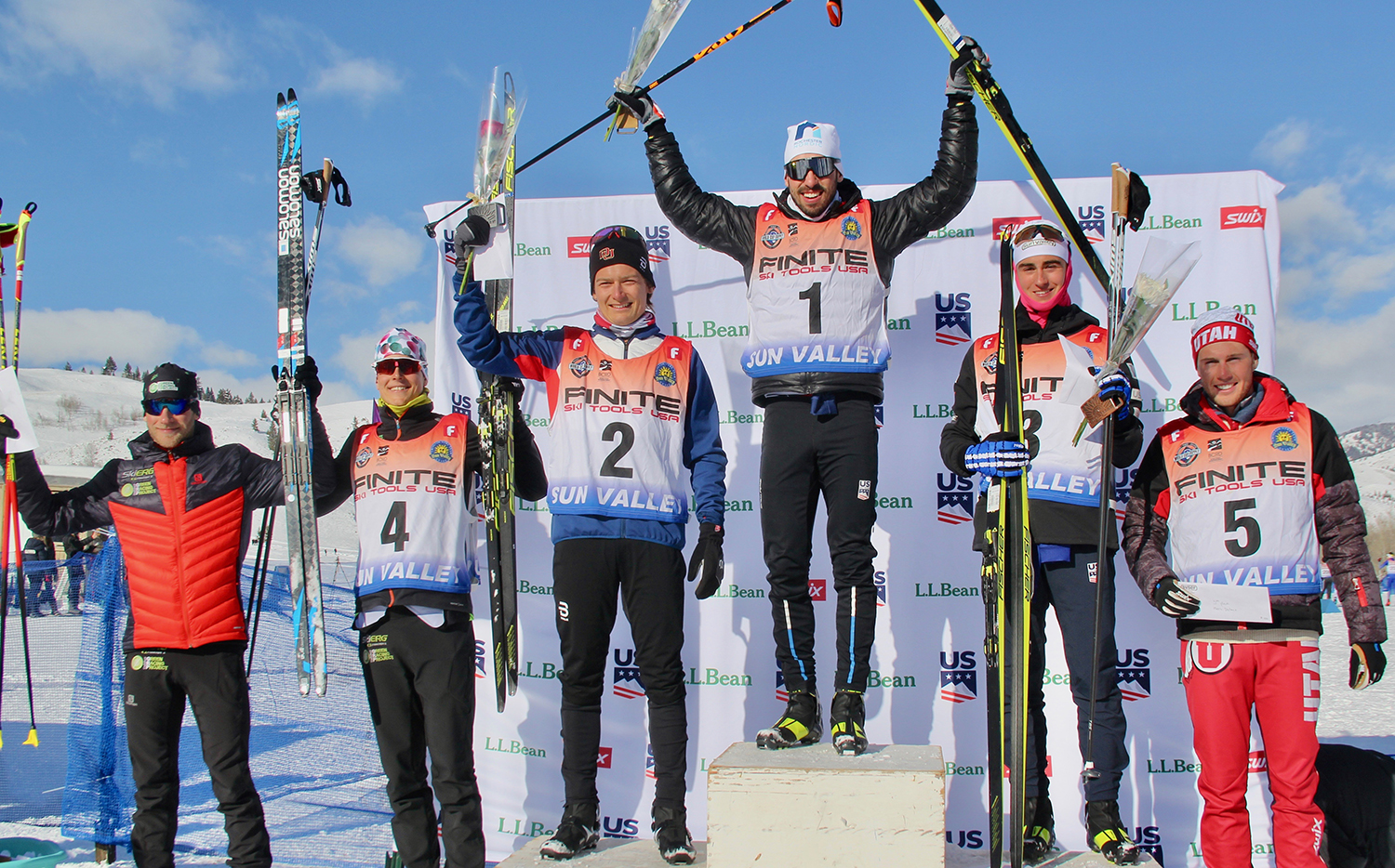 Ian Torchia topped the podium for the men's 15k freestyle in Sun Valley.