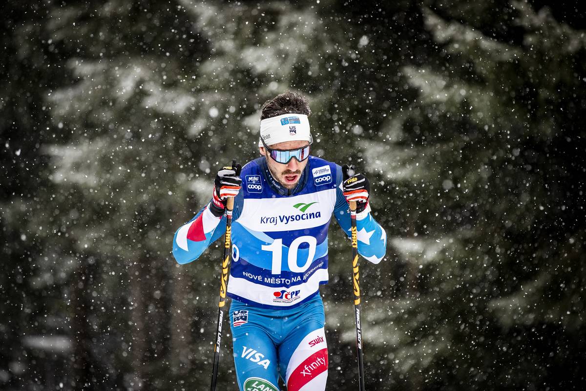 Ian Torchia made his World Cup debut Saturday, finishing 67th Saturday. (www.nordicfocus.com. © Modica/NordicFocus.)