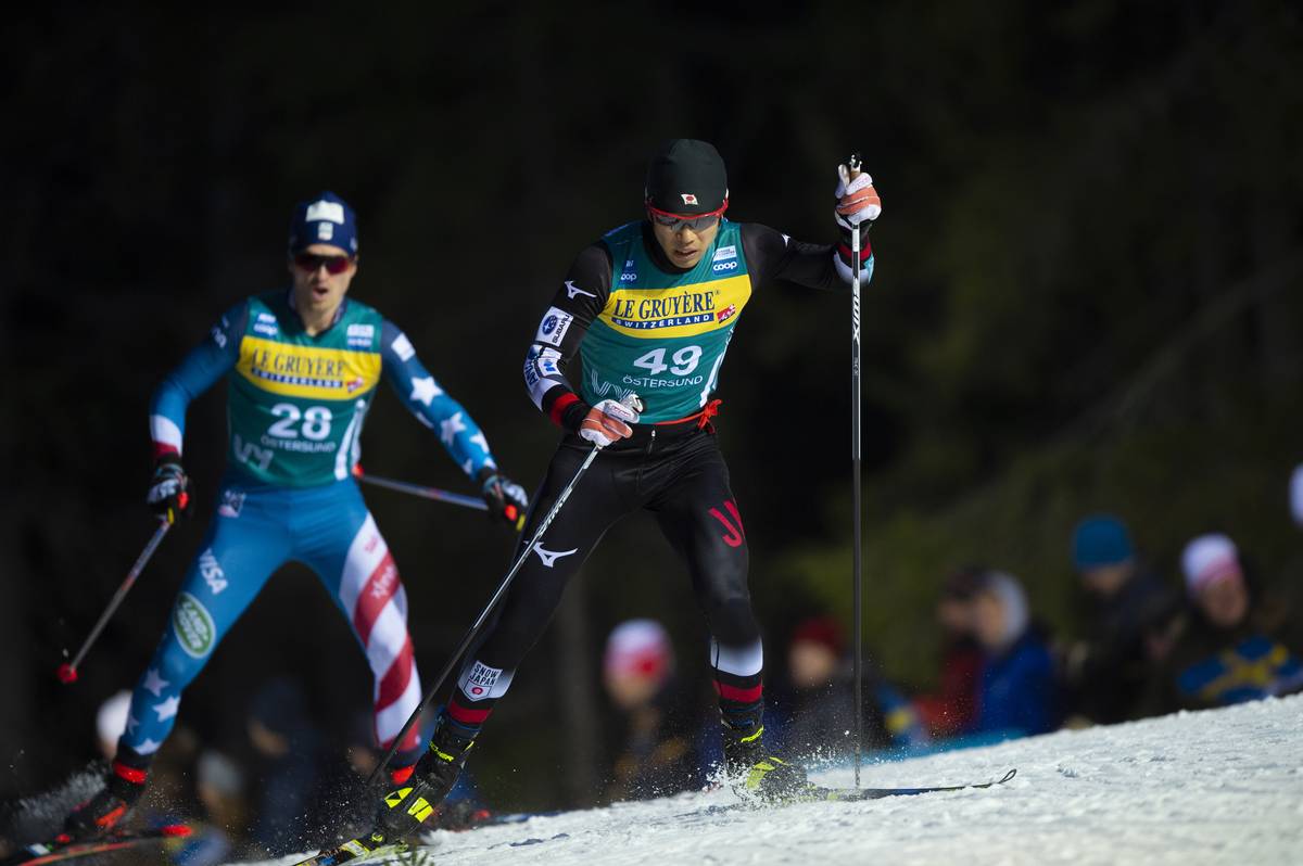 David Norris was 36th in the opening stage of Ski Tour 2020 Saturday. (www.nordicfocus.com. © Vianney THIBAUT/NordicFocus)