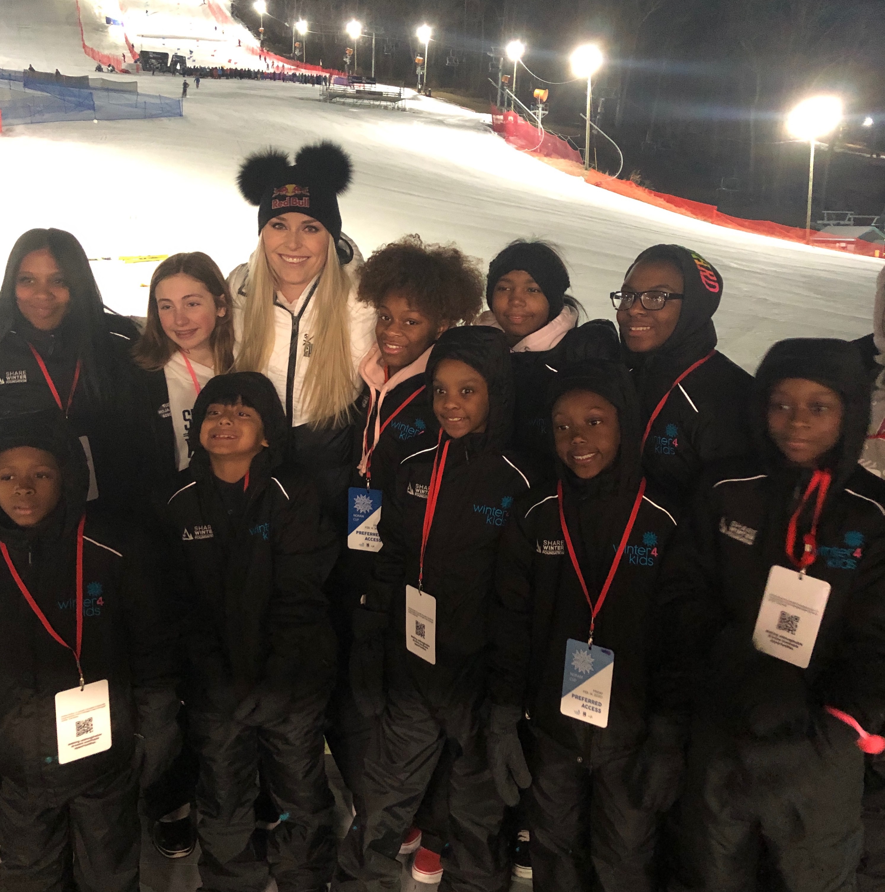 Lindsey Vonn at National Winter Activity Center