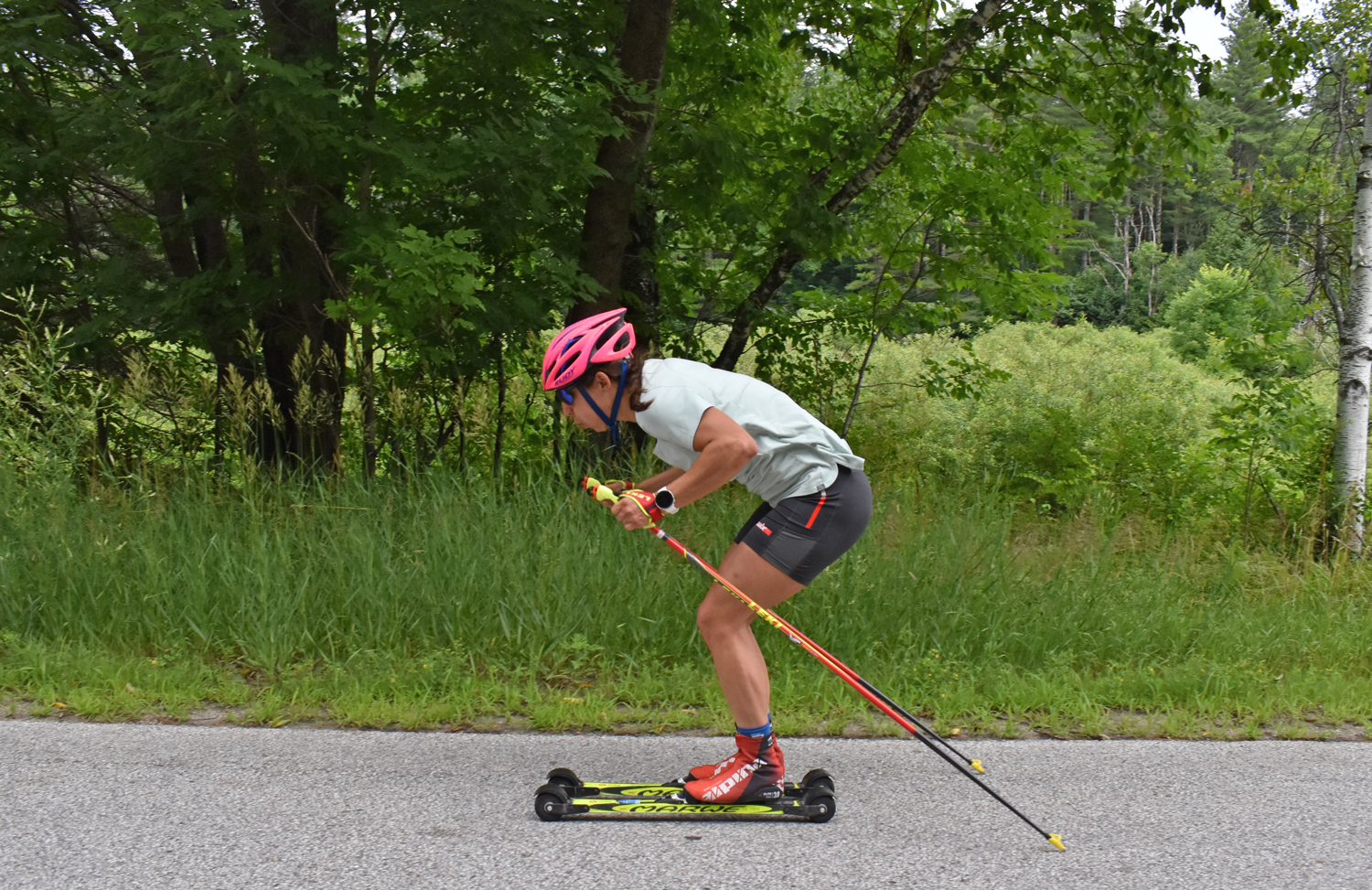 Julia Kern is back with her Stratton Mountain School Elite Team program after recently completing classes at Dartmouth.