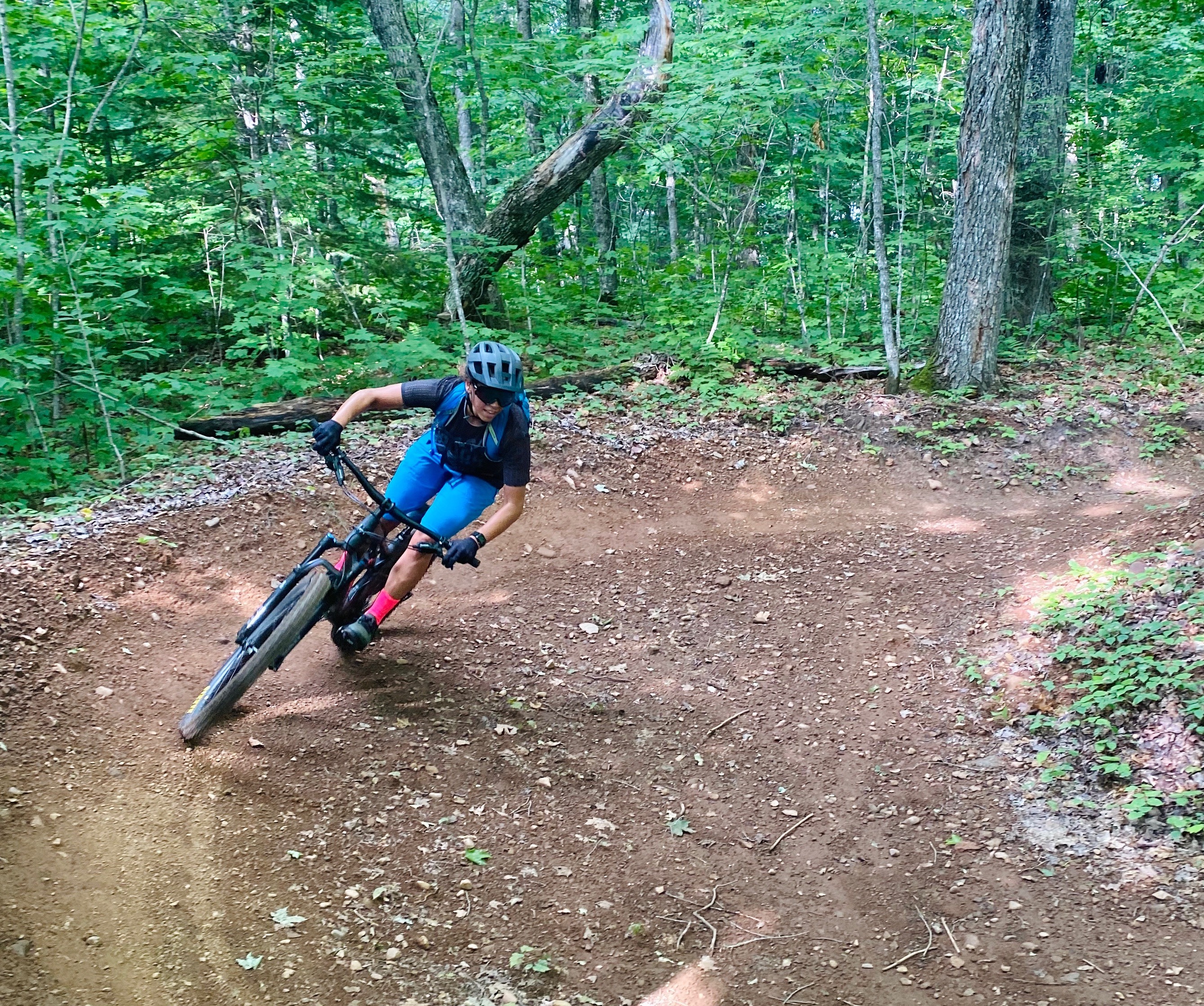 Lauren Ripping on her Bike
