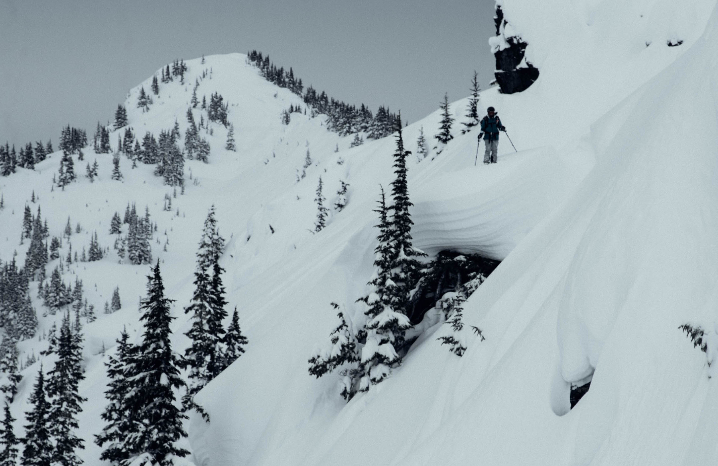 Maggie on the mountain side