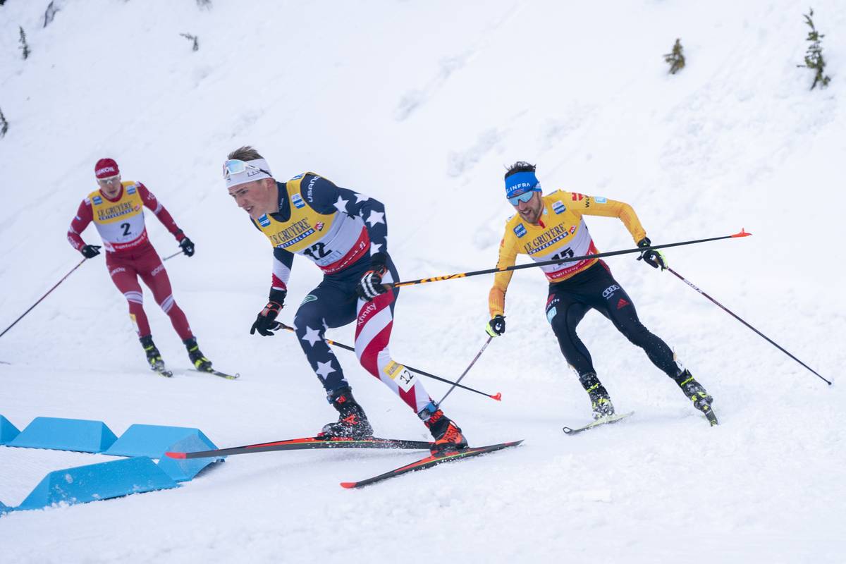 Gus Schumacher posted another World Cup top 20, finishing 18th Sunday in Lahti.