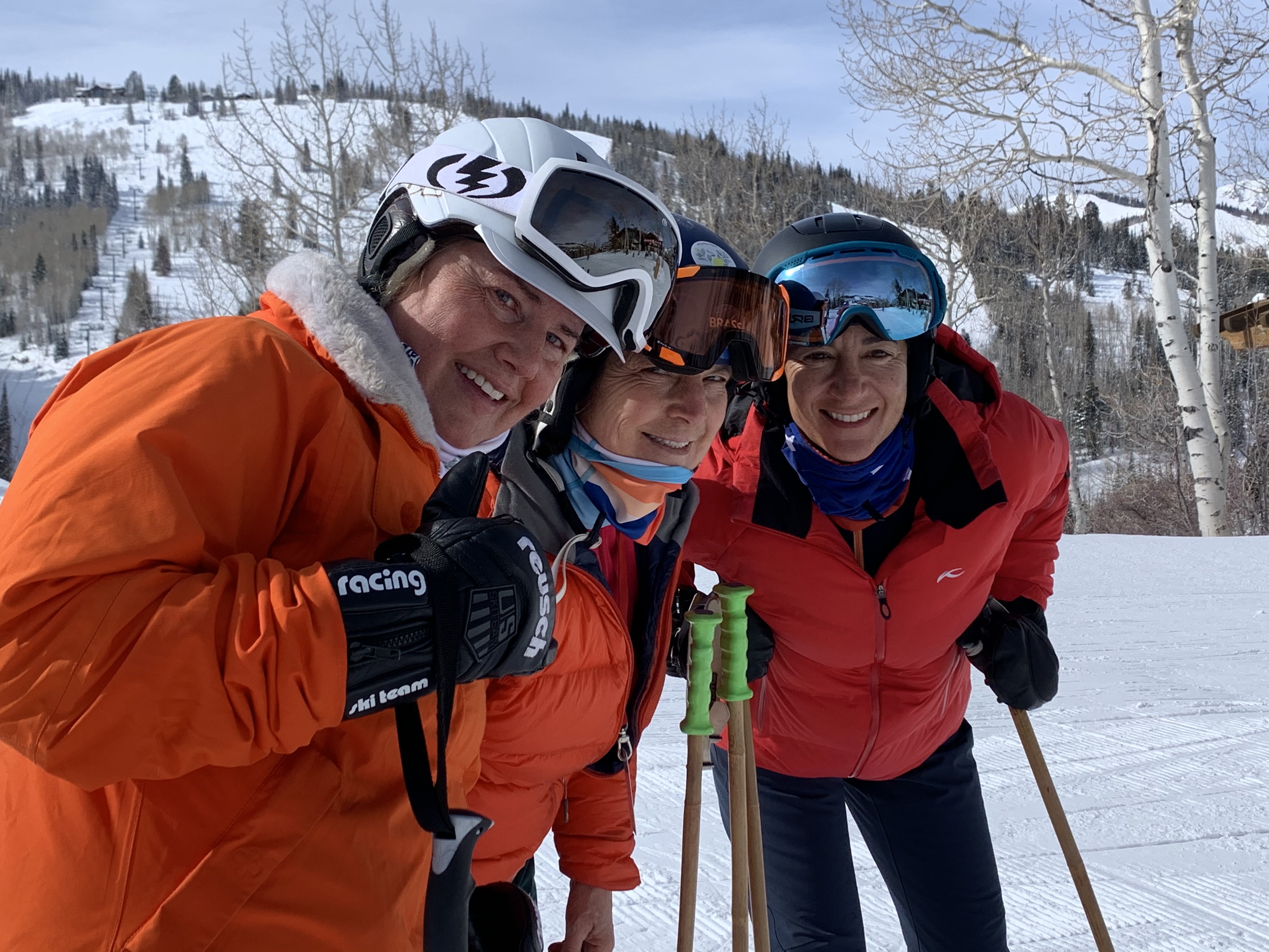 Eva, Edie, and Kristi Pose