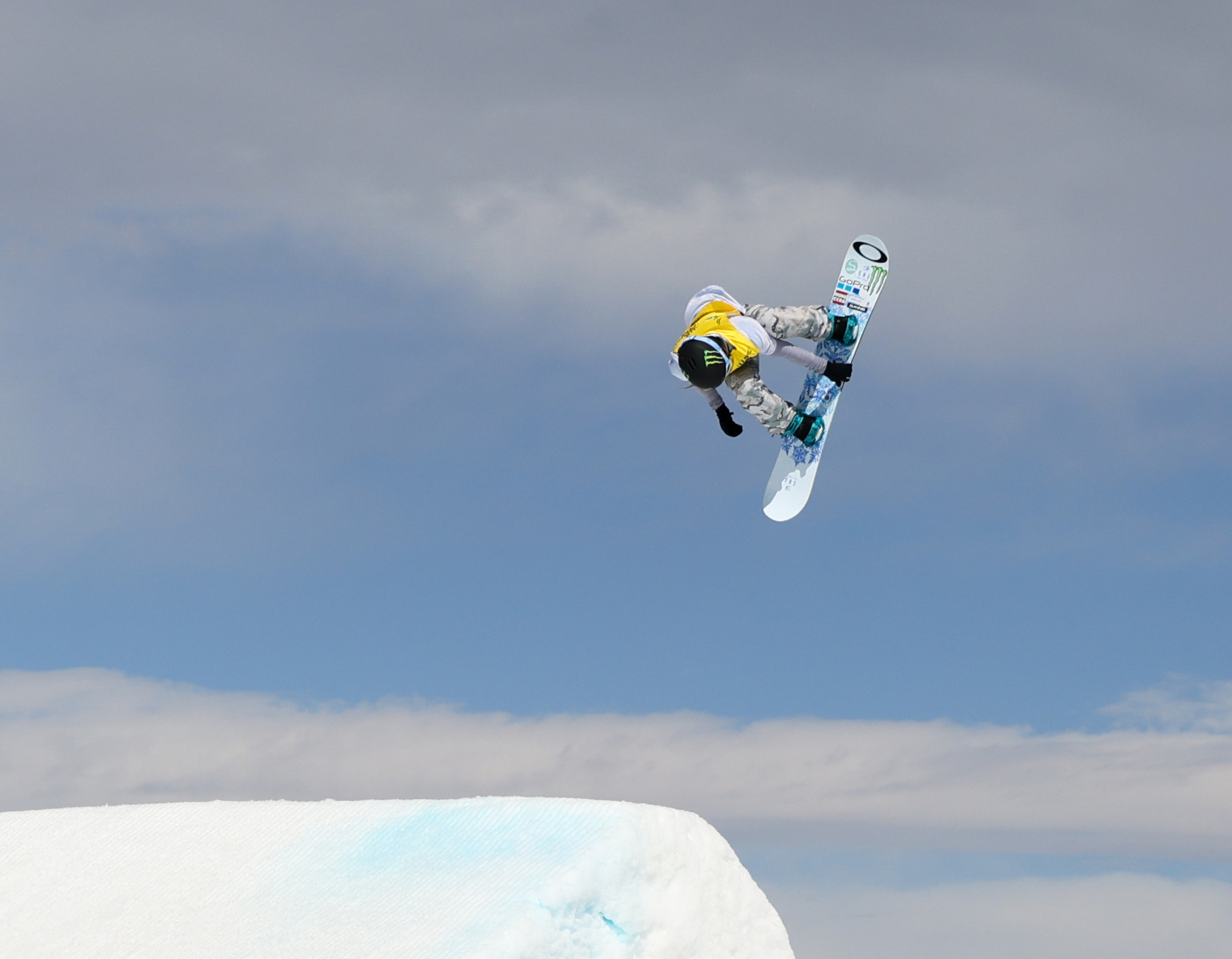 Jamie Anderson competing in slopestyle