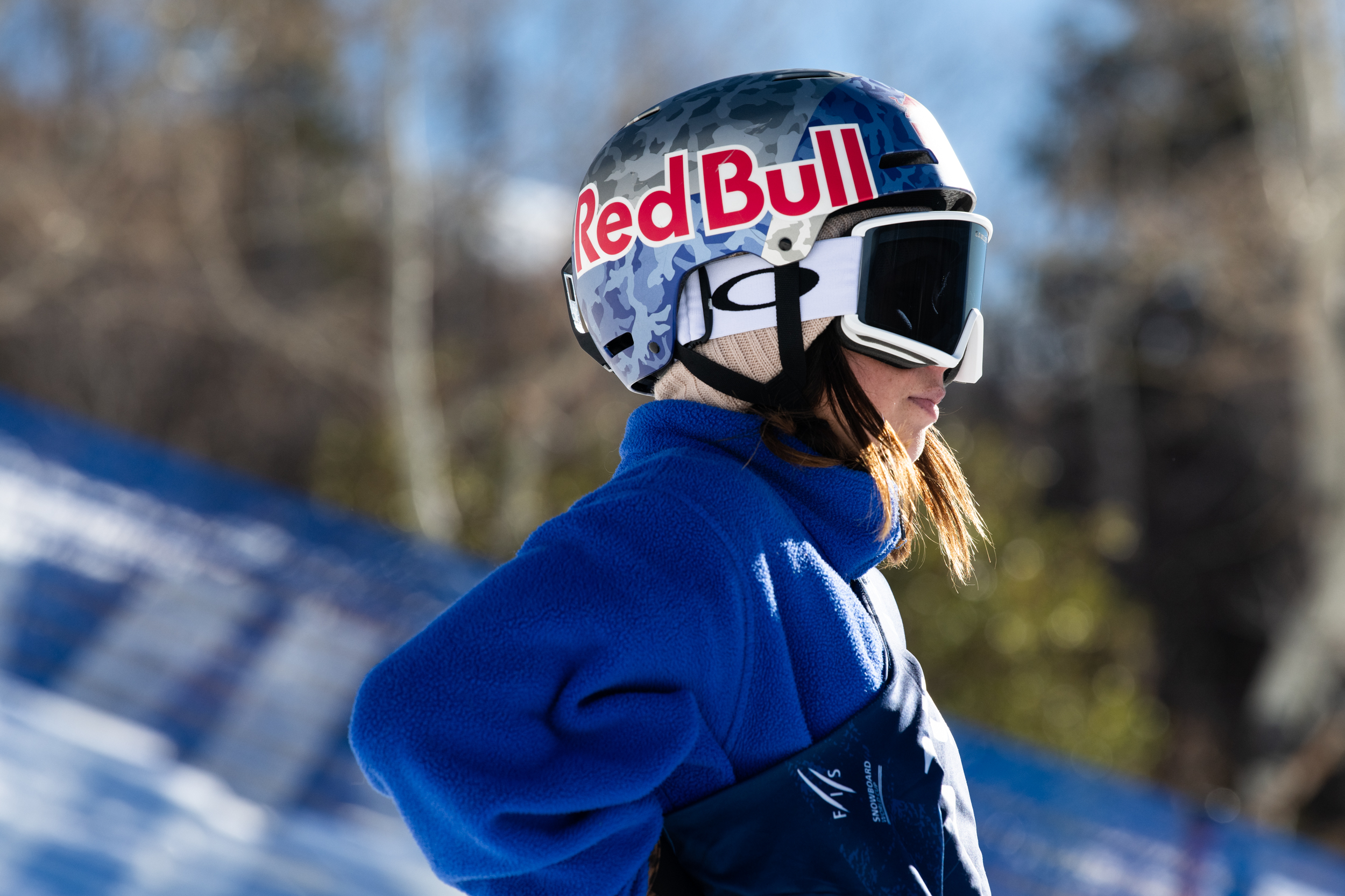 Hailey Langland waiting to drop in