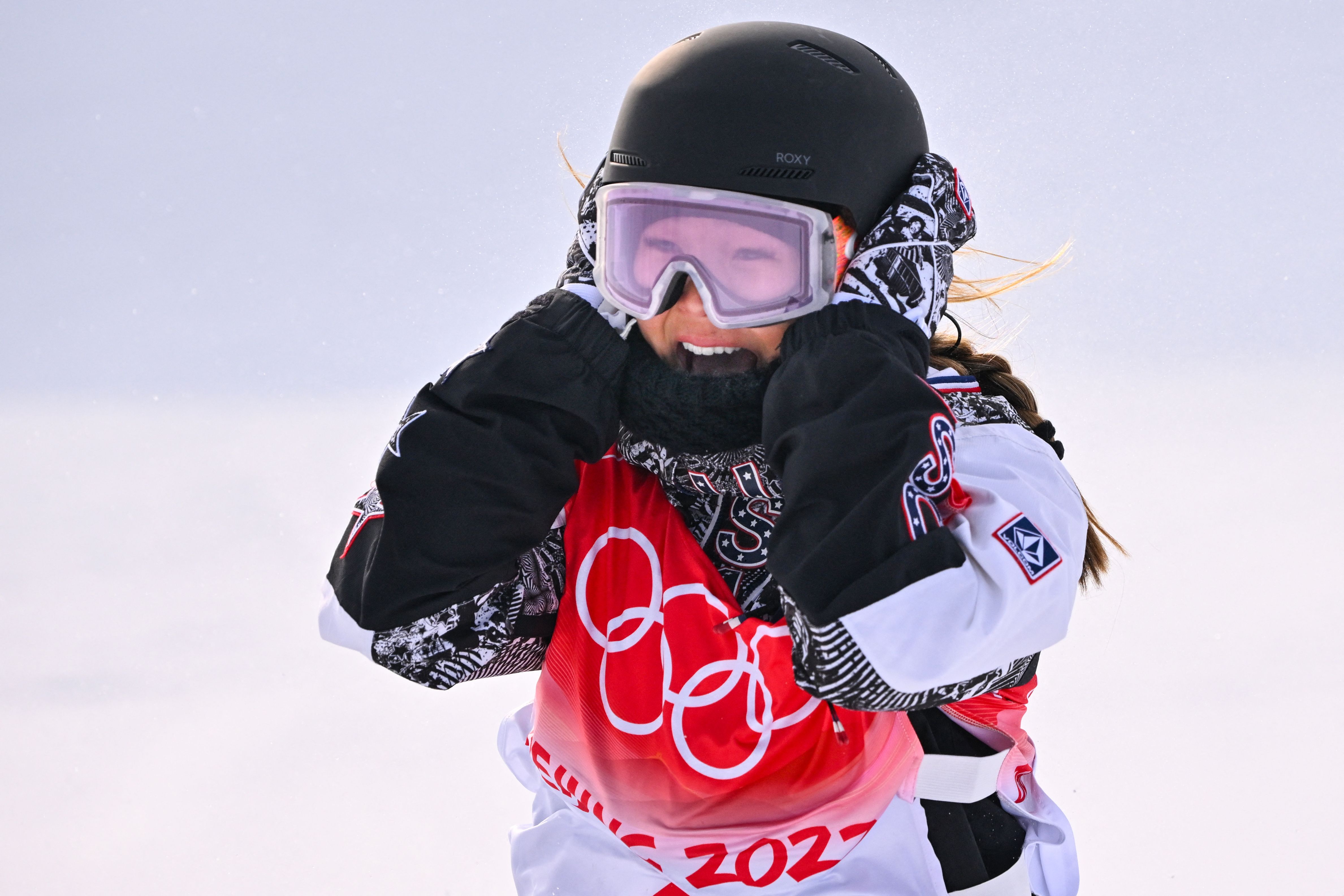 Chloe Kim Reacts to Her First Run