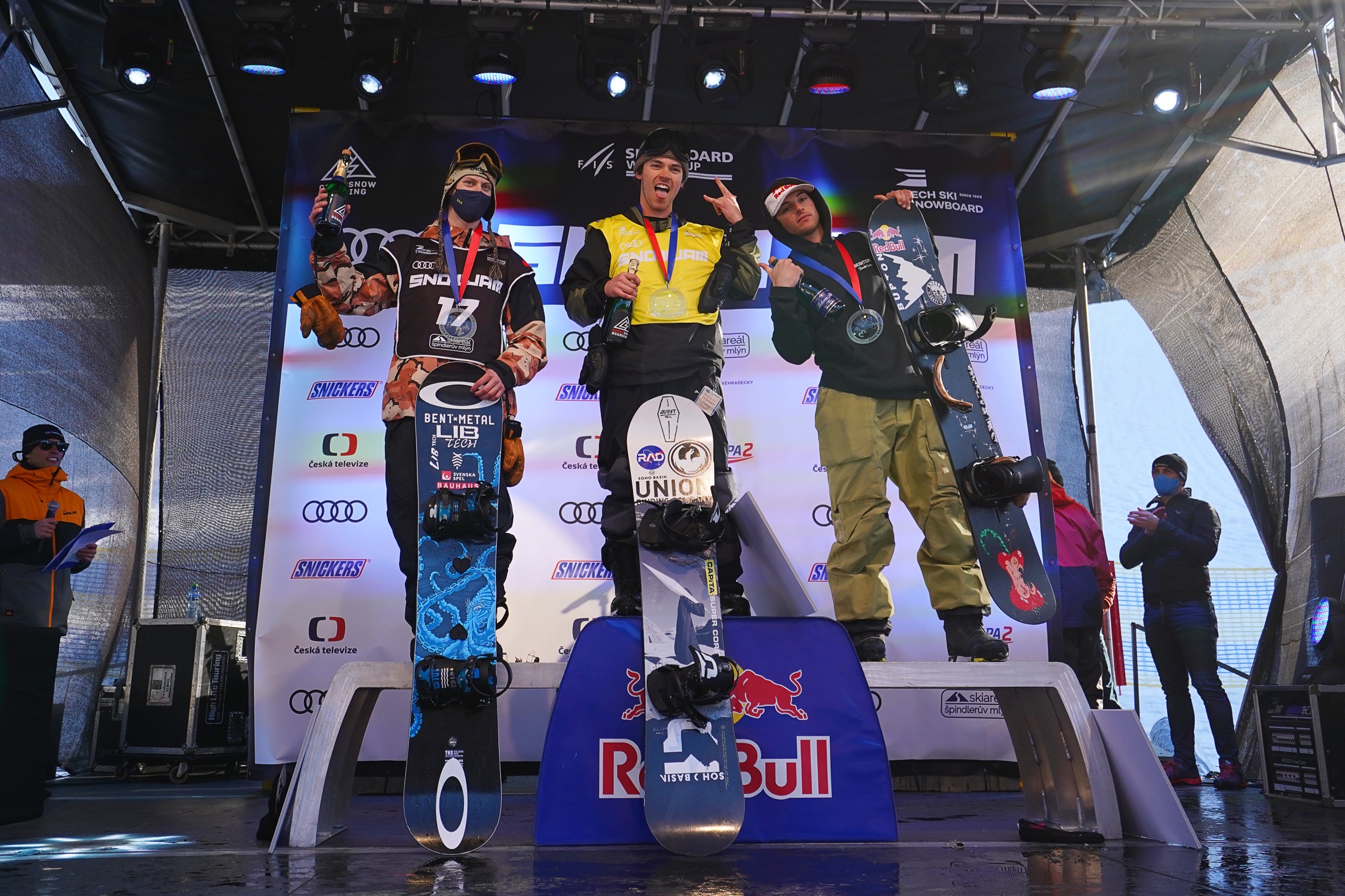 Men's podium