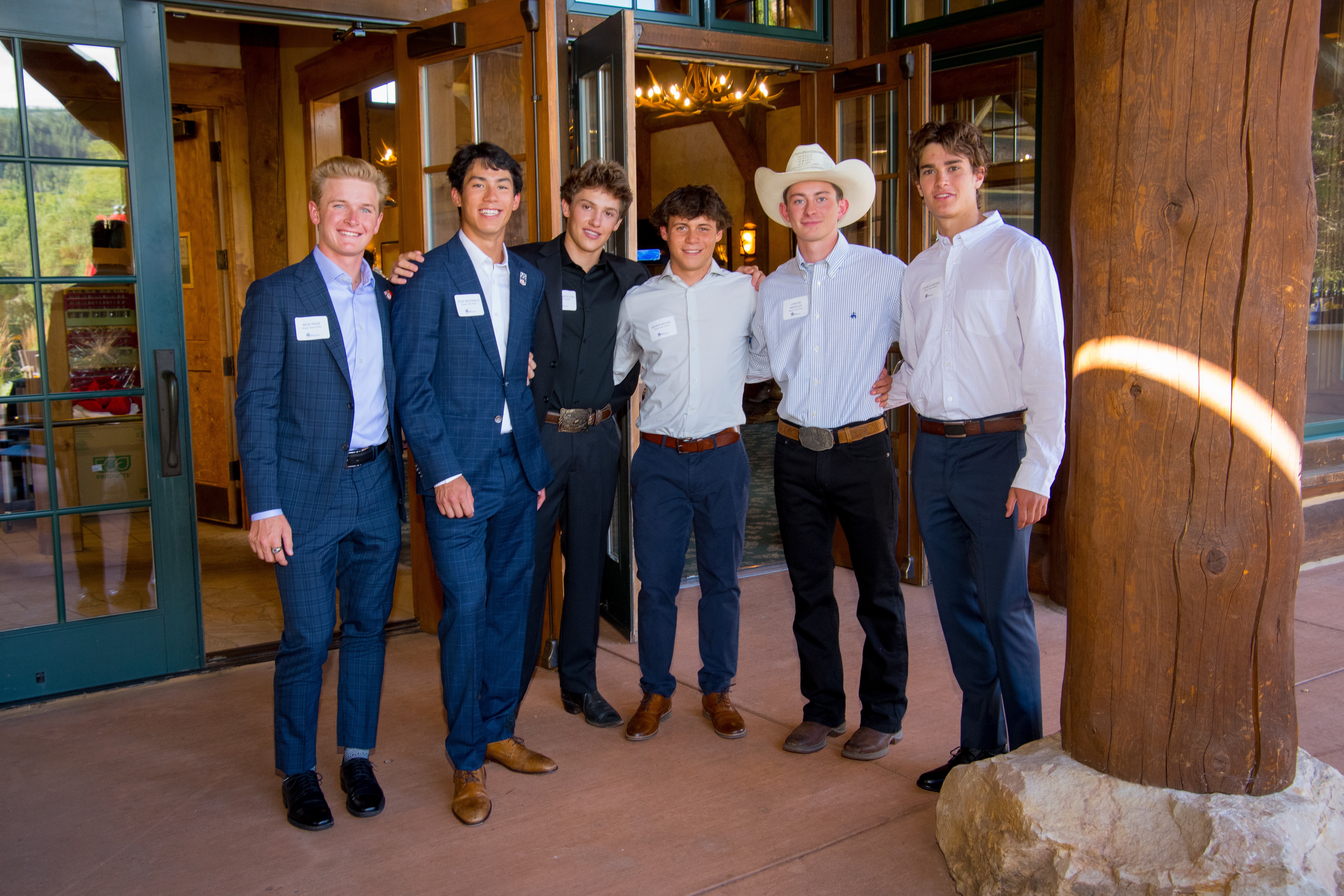 a group of moguls team members pose for a photo