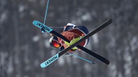 David Wise nailed his third run to win back-to-back Olympic halfpipe gold medals at Phoenix Snow Park. (Getty Images - Cameron Spencer)