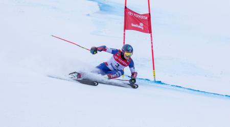 Tommy Ford won his ninth career national title in winning Sunday's giant slalom at the Toyota U.S. Alpine Championships. (Oliver Guy Photo @oliverguyphoto)