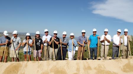 Groundingbreaking ceremony at the Utah Olympic Park 