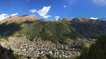 The town of Zermatt, Switzerland
