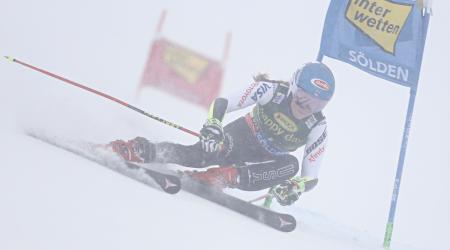 Mikeala Shiffrin was third Saturday in Soelden