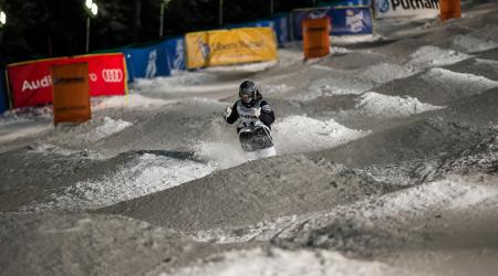 Tess Johnson competes during the 2017 Visa Freestyle International World Cup at Deer Valley