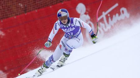 Lindsey Vonn DH Training Cortina 1-17-19