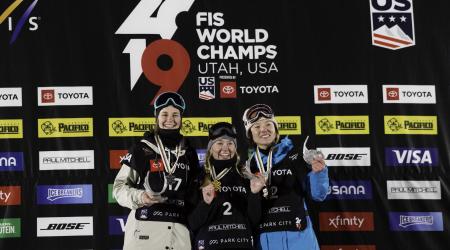 Julia on the podium