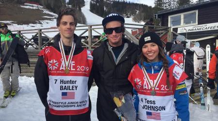 Riley Campbell, Tess Johnson and Hunter Bailey
