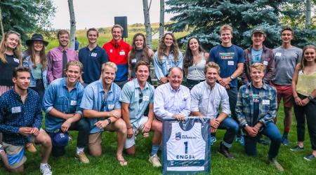 Mike Engel and Athletes