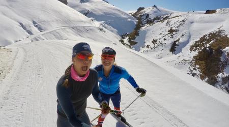 Julia Kern and Jessie Diggins