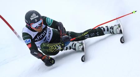 Tommy Ford mastered the Birds of Prey course for this first career World Cup giant slalom victory Sunday. (Getty Images - Sean M. Haffey)