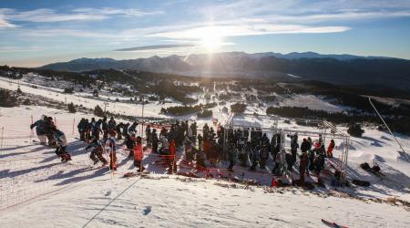Athletes in Font Romeu