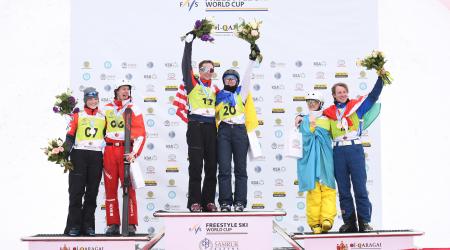 Almaty podium
