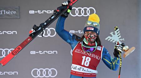Breezy Johnson First Podium 