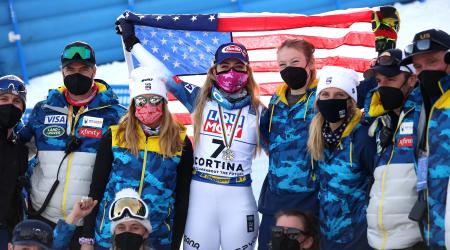 Mikaela Shiffrin Cortina World Champs Giant Slalom