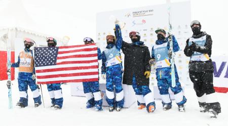U.S. Wins Moguls Nations Cup