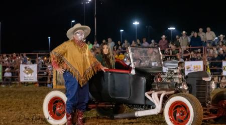 Dani Loeb at the FFA Alumni Championship Rodeo