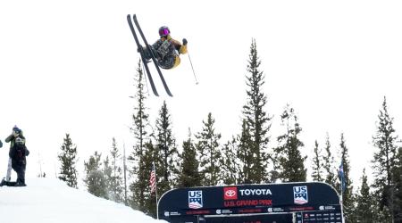 Brita Sigourney Airs out of the pipe on the first hit. 