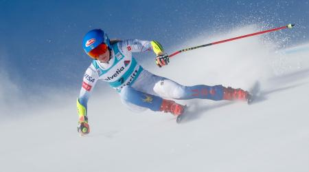Mikaela Shiffrin St. Mortiz super-G