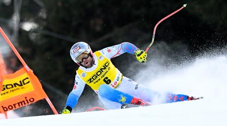 Ganong Eighth in Bormio Downhill