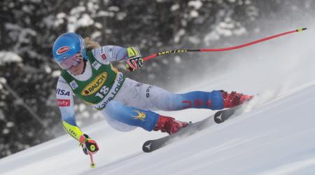 Mikaela Shiffrin in Lake Louise Super-G