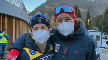 Jessie Diggins and Katharine Ogden