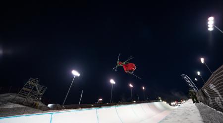 Alex Ferreira in the air. 