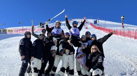 Liz Lemley and Cole McDonald Alpe d'Huez
